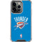 NBA OKC Thunder Distressed iPhone 16 Pro Max Clear Case