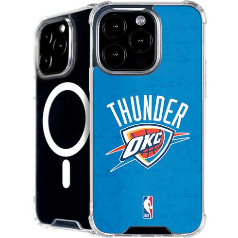 NBA OKC Thunder Distressed iPhone 16 Pro Max MagSafe Case