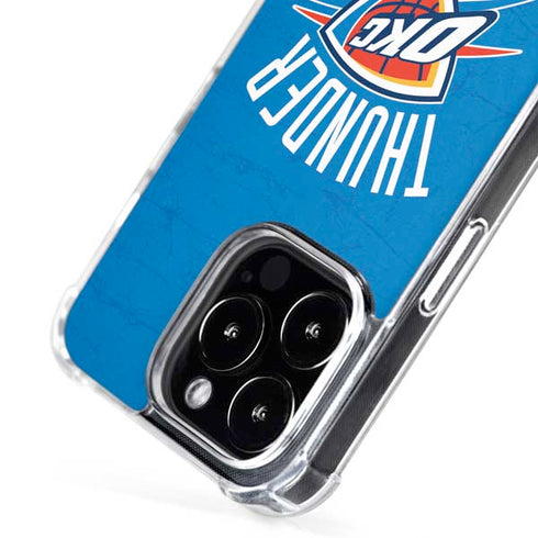 NBA OKC Thunder Distressed iPhone 16 Pro Max MagSafe Case