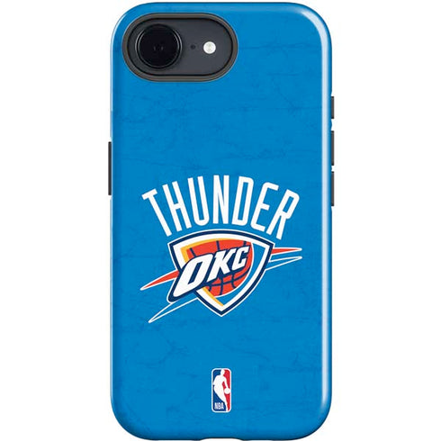 NBA OKC Thunder Distressed iPhone 16e Impact Case