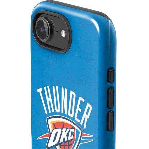 NBA OKC Thunder Distressed iPhone 16e Impact Case