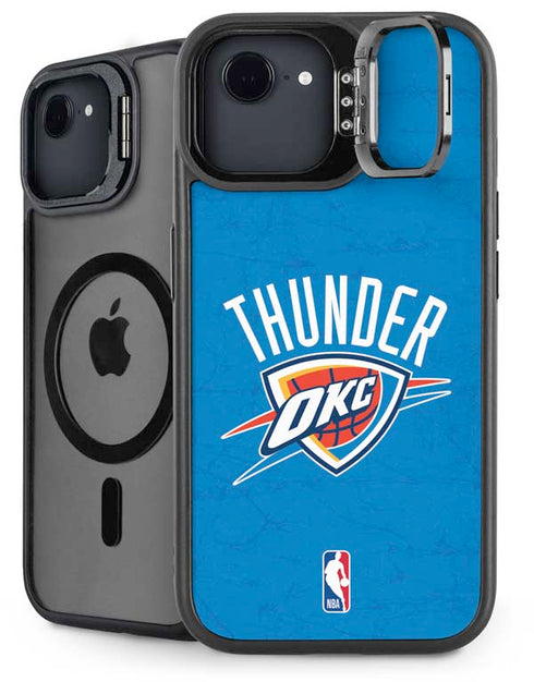 NBA OKC Thunder Distressed iPhone 16e Kickstand Case