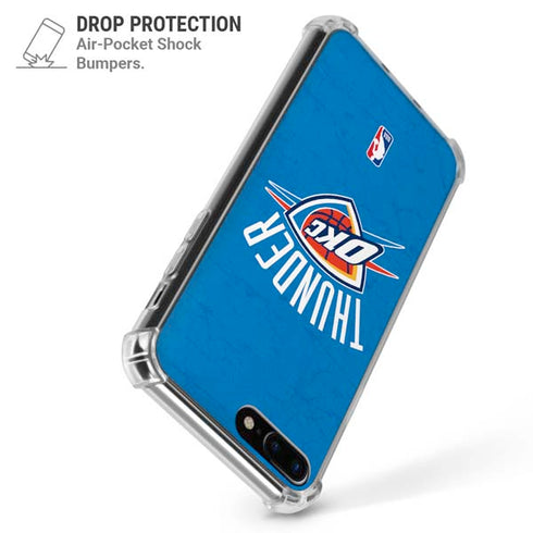 NBA OKC Thunder Distressed iPhone 7/8 Plus Clear Case