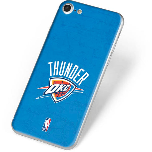 NBA OKC Thunder Distressed iPhone 7 Skin