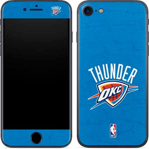 NBA OKC Thunder Distressed iPhone 8 Skin
