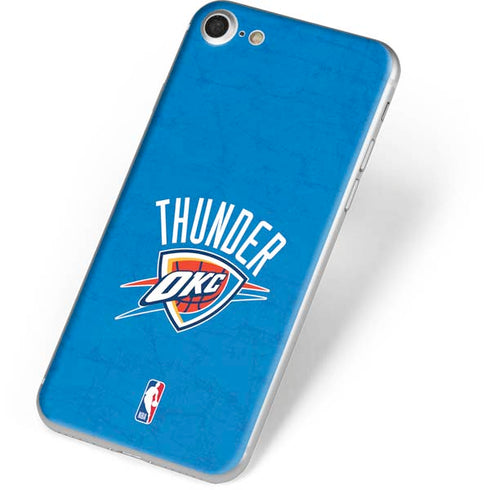 NBA OKC Thunder Distressed iPhone 8 Skin