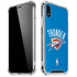 NBA OKC Thunder Distressed iPhone XR Clear Case