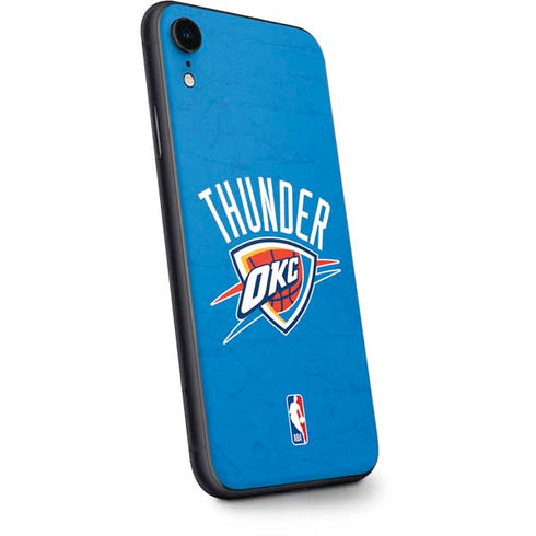 NBA OKC Thunder Distressed iPhone XR Skin