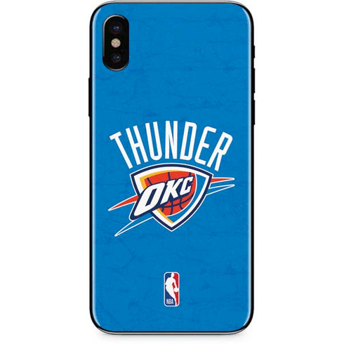 NBA OKC Thunder Distressed iPhone XS Max Skin