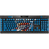 NBA OKC Thunder Distressed K95 RGB PLATINUM Mechanical Gaming Keyboard Skin