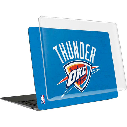 NBA OKC Thunder Distressed MacBook Air 13in (2020) Case plus Skin