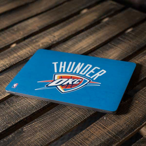 NBA OKC Thunder Distressed Apple MacBook Air Skin
