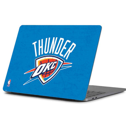 NBA OKC Thunder Distressed Apple MacBook Pro 13-inch Skin