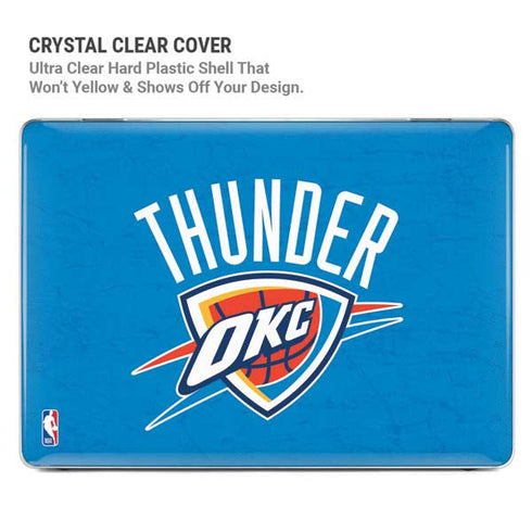 NBA OKC Thunder Distressed MacBook Pro 15in (2016-19) Case plus Skin