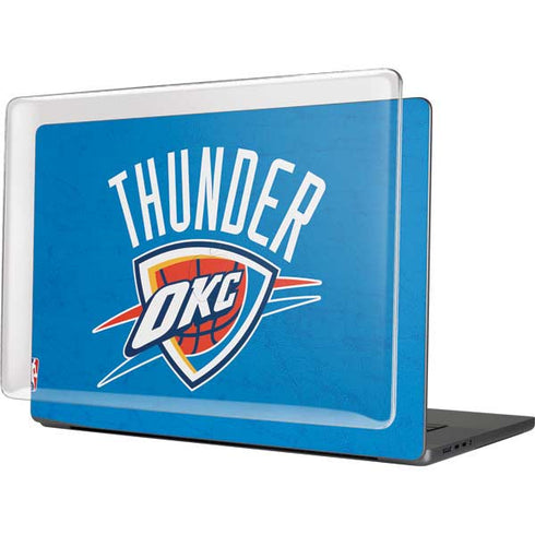 NBA OKC Thunder Distressed MacBook Pro 16in (2021-25) Case plus Skin