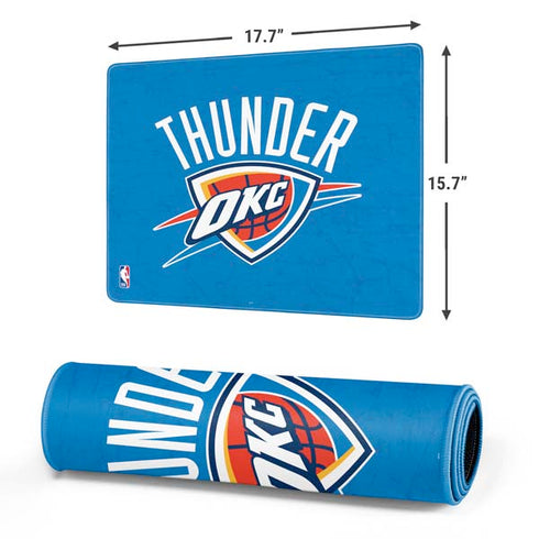 NBA OKC Thunder Distressed Gaming Mouse Pad