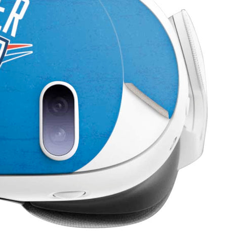 NBA OKC Thunder Distressed Meta Quest 3 Skin