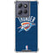 NBA OKC Thunder Distressed Moto G Stylus 5G (2025) Clear Case
