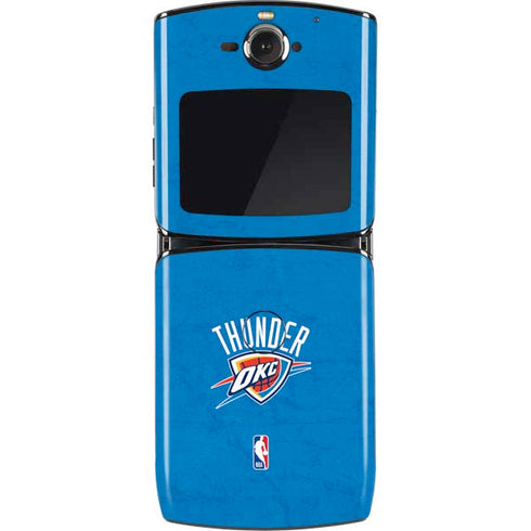 NBA OKC Thunder Distressed Motorola RAZR Skin