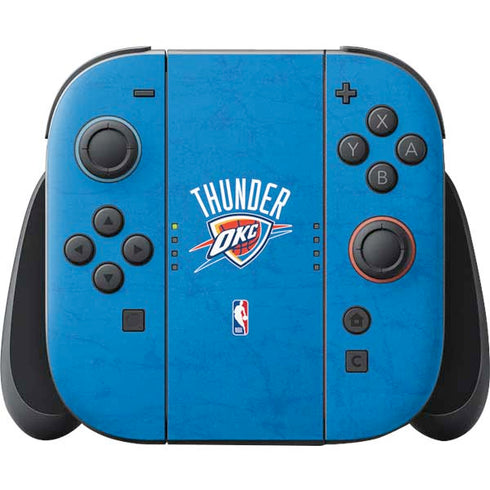 NBA OKC Thunder Distressed Nintendo Switch 2 (2025) Joy-Con Controller Skin