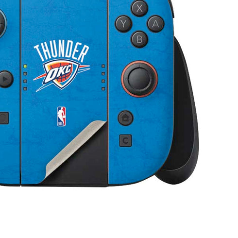 NBA OKC Thunder Distressed Nintendo Switch 2 (2025) Joy-Con Controller Skin