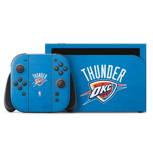 NBA OKC Thunder Distressed Nintendo Switch 2 (2025) with Joy-Con Skin