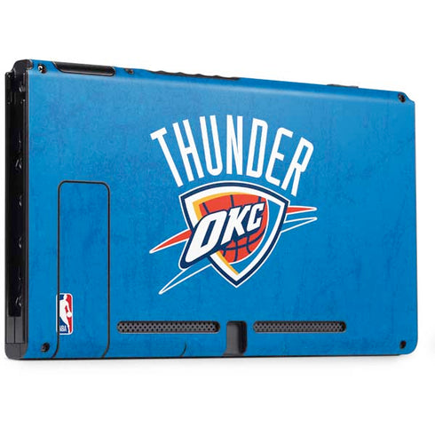 NBA OKC Thunder Distressed Nintendo Switch Bundle Skin