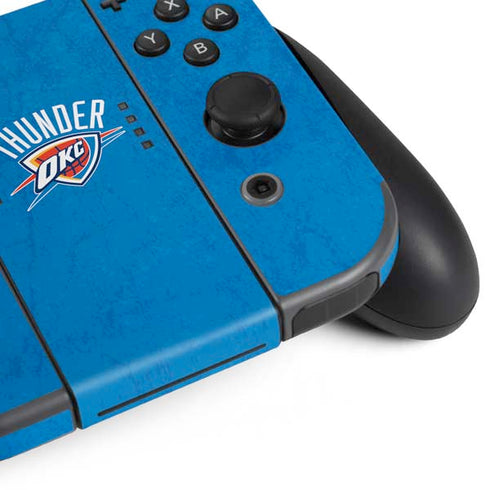 NBA OKC Thunder Distressed Nintendo Switch Bundle Skin