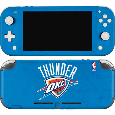NBA OKC Thunder Distressed Nintendo Switch Lite Skin
