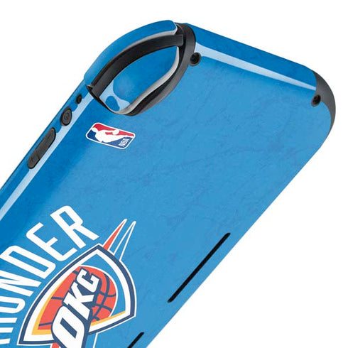 NBA OKC Thunder Distressed Nintendo Switch Lite Skin