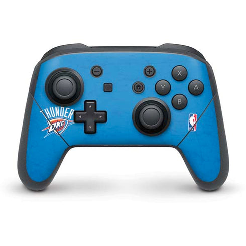 NBA OKC Thunder Distressed Nintendo Switch Pro Controller Skin