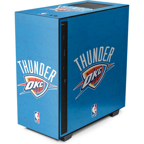 NBA OKC Thunder Distressed NZXT H510 Compact ATX Mid-Tower Case Skin