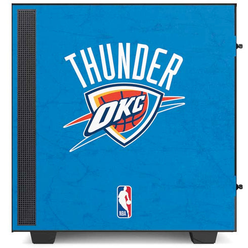 NBA OKC Thunder Distressed NZXT H510 Compact ATX Mid-Tower Case Skin