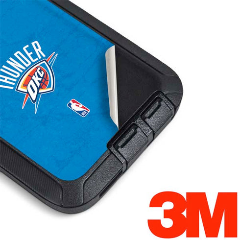NBA OKC Thunder Distressed Otterbox Defender Galaxy Skin
