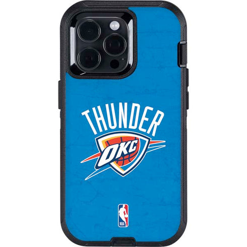 NBA OKC Thunder Distressed Otterbox Defender iPhone Skin