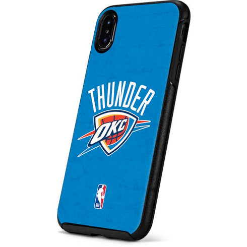 NBA OKC Thunder Distressed Otterbox Symmetry iPhone Skin