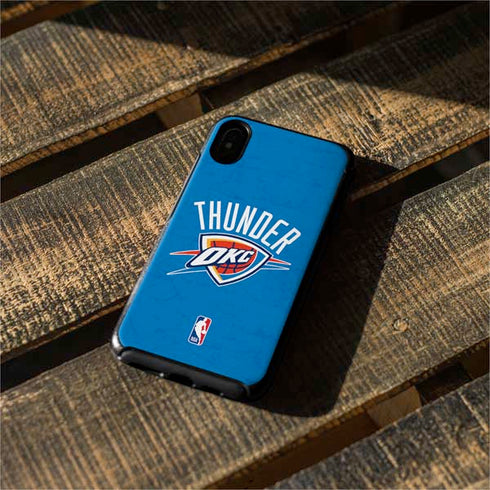 NBA OKC Thunder Distressed Otterbox Symmetry iPhone Skin