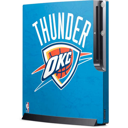NBA OKC Thunder Distressed Playstation 3 & PS3 Slim Skin