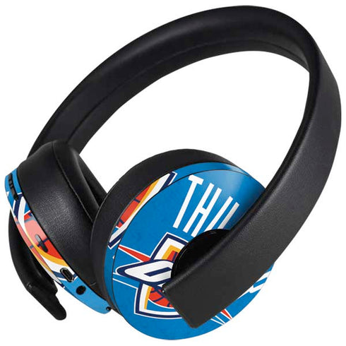 NBA OKC Thunder Distressed PlayStation 4 Gold Wireless Headset Skin