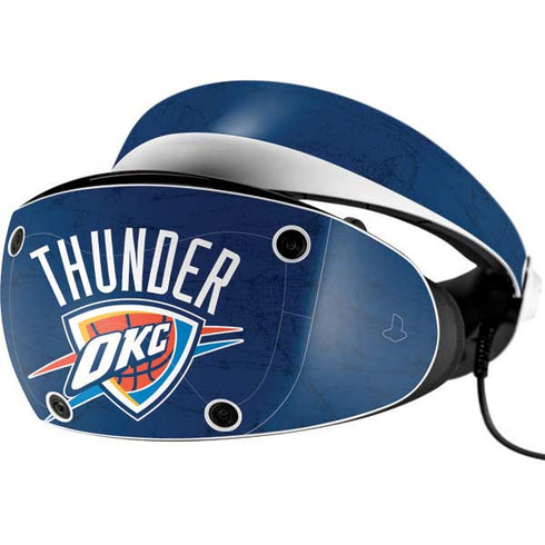 NBA OKC Thunder Distressed PlayStation VR2 Skin
