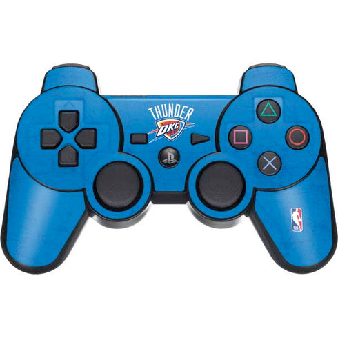 NBA OKC Thunder Distressed PS3 Dual Shock wireless controller Skin