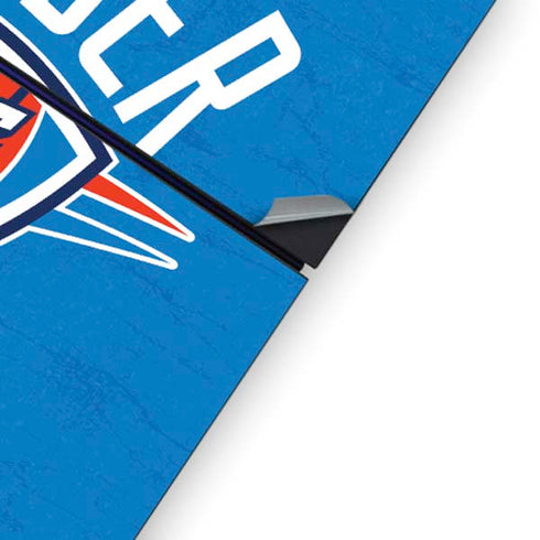 NBA OKC Thunder Distressed PS4 Console Skin