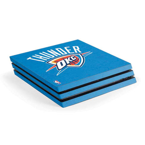 NBA OKC Thunder Distressed PlayStation PS4 Skins