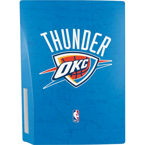 NBA OKC Thunder Distressed PS5 Bundle Skin