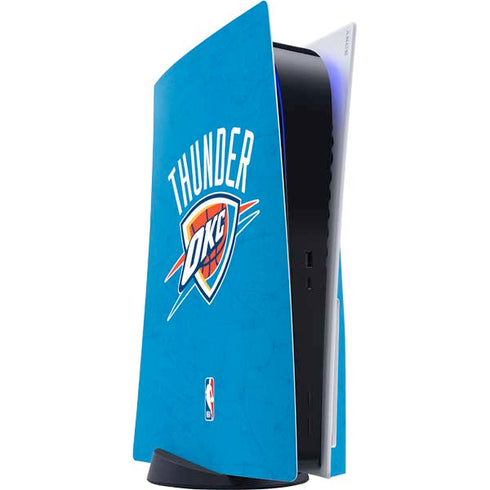 NBA OKC Thunder Distressed PlayStation PS5 Skins