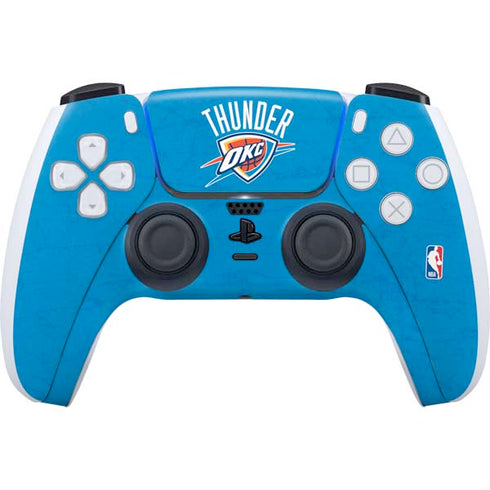 NBA OKC Thunder Distressed PS5 Controller Skin