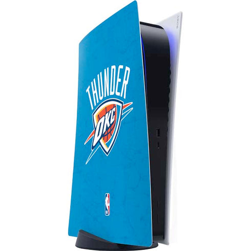 NBA OKC Thunder Distressed PlayStation PS5 Skins