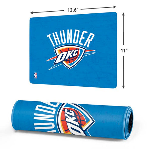 NBA OKC Thunder Distressed Gaming Mouse Pad