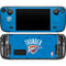 NBA OKC Thunder Distressed Steam Deck Handheld Gaming Computer OLED Skin