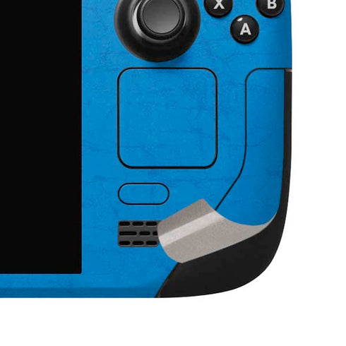 NBA OKC Thunder Distressed Steam Deck Handheld Gaming Computer OLED Skin